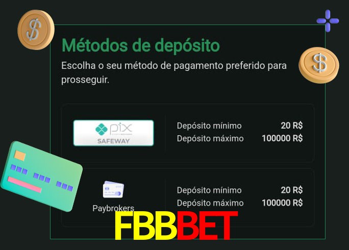 O cassino FBBBET oferece uma grande variedade de métodos de pagamento