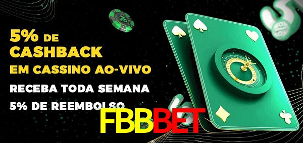 Promoções do cassino ao Vivo FBBBET